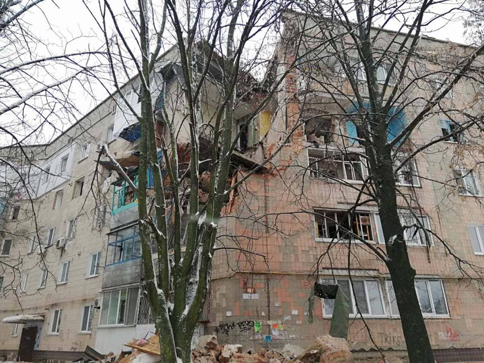 Киевская, взрыв газа