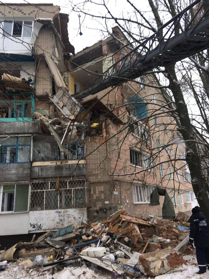 Киевская, взрыв газа