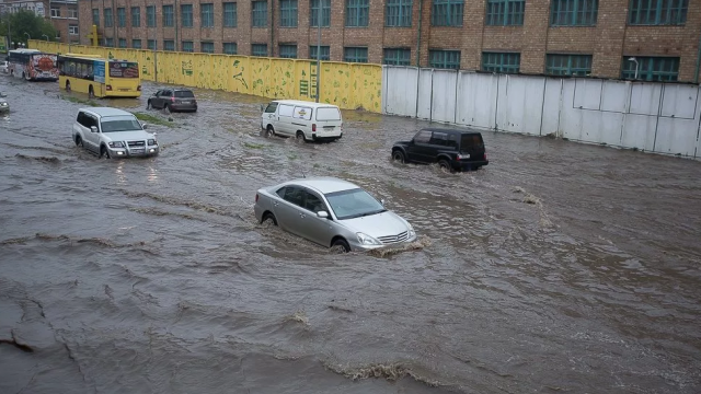 Владивосток, ливень