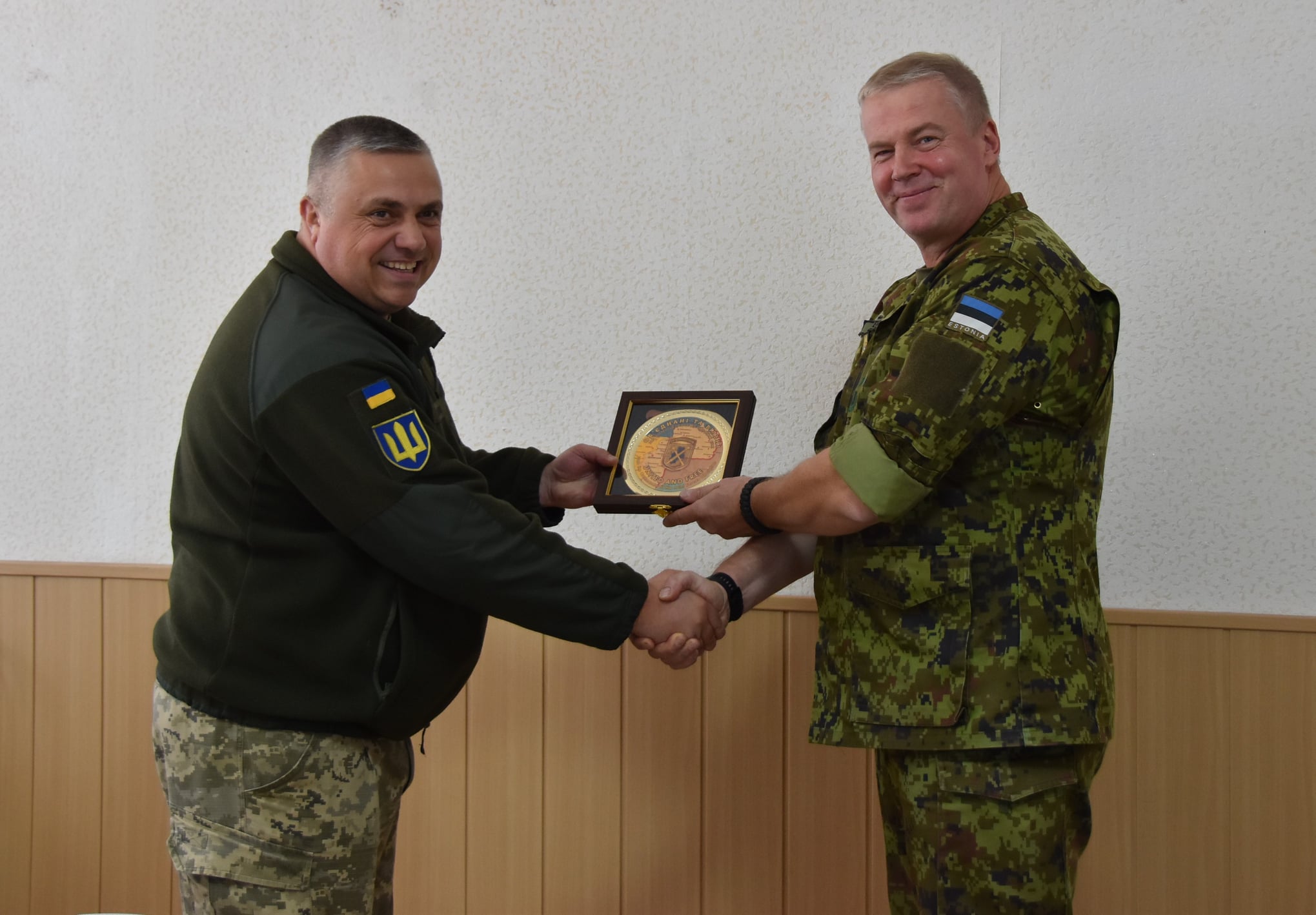 Военная делегация Эстонской Республики посетила зону ООС