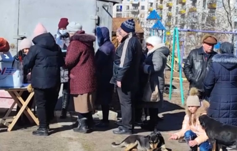 оккупированный Лисичанск, "выборы"