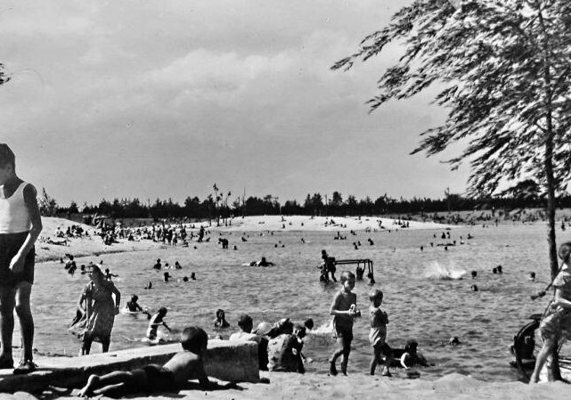 г. Северодонецк, Парковое озеро в 1960-х годах / Фото: А.Зорик