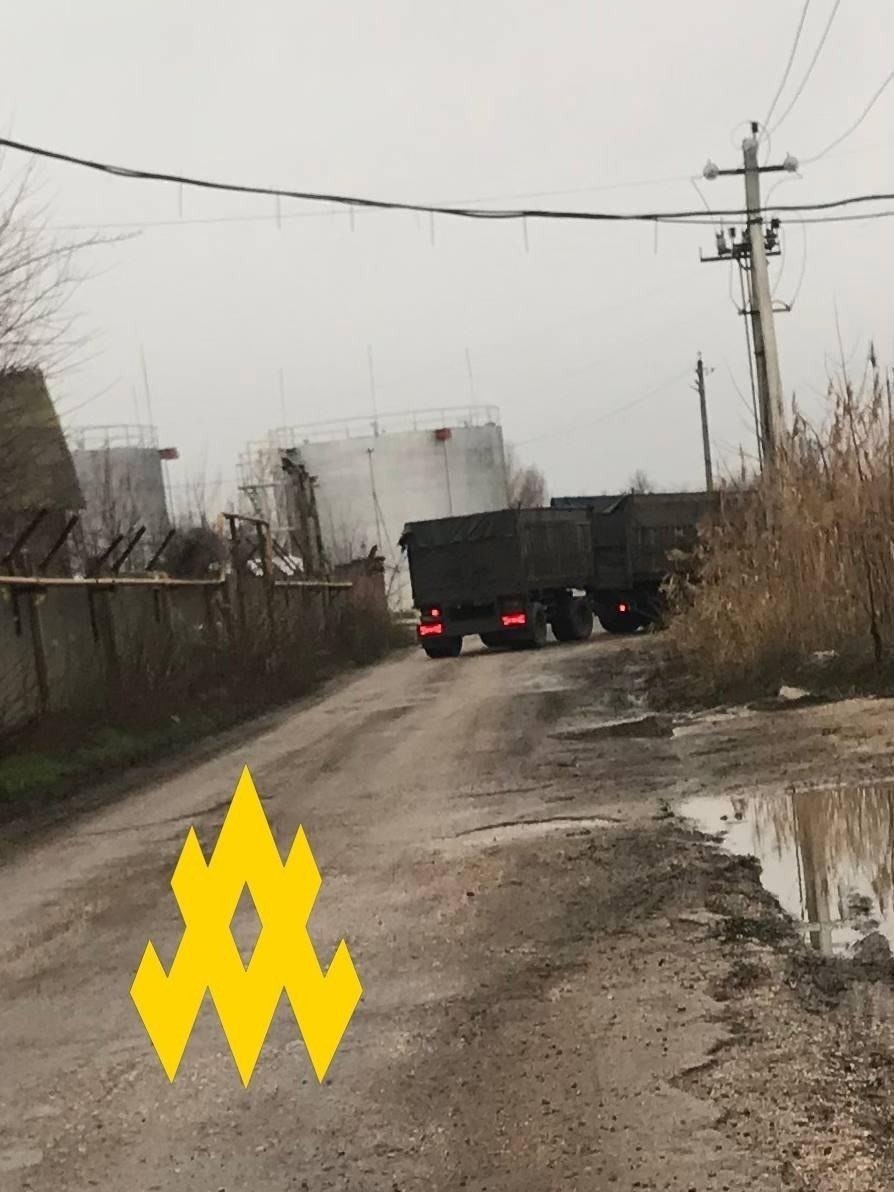 партизаны движения АТЕШ провели разведку нефтебазы в Джанкое