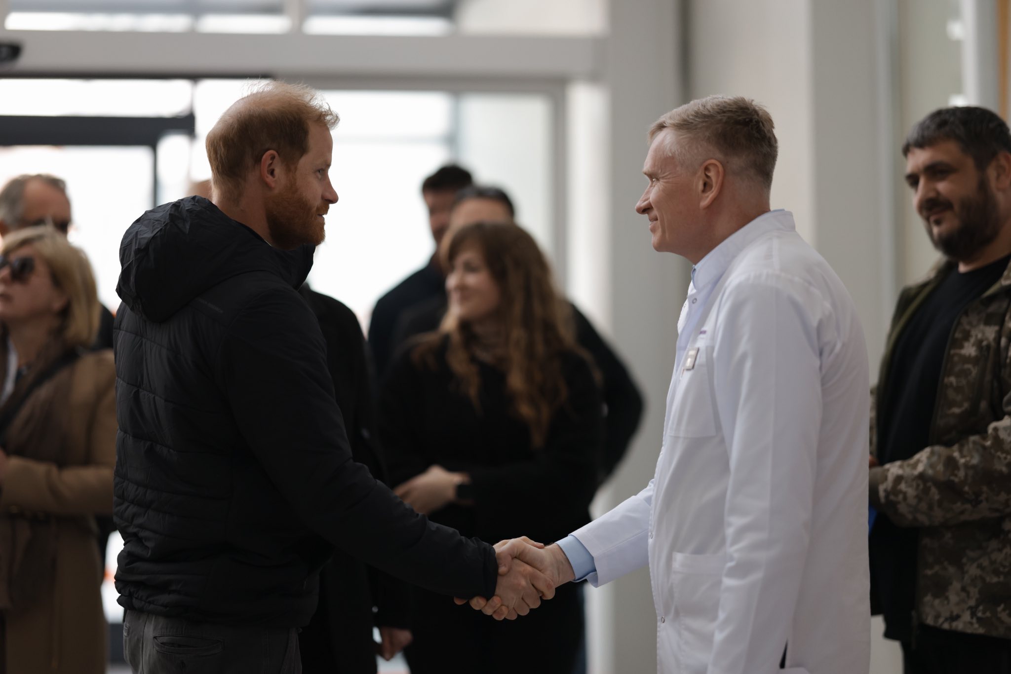 Принц Гарри посетил Superhumans Center во Львове