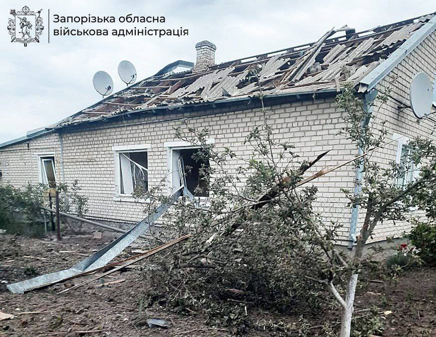 Запорожская область, последствия обстрелов