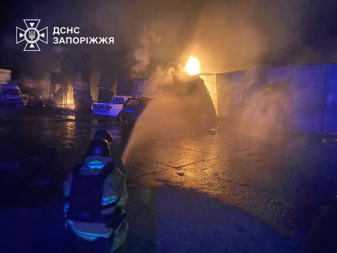 Ракетный удар по Запорожью