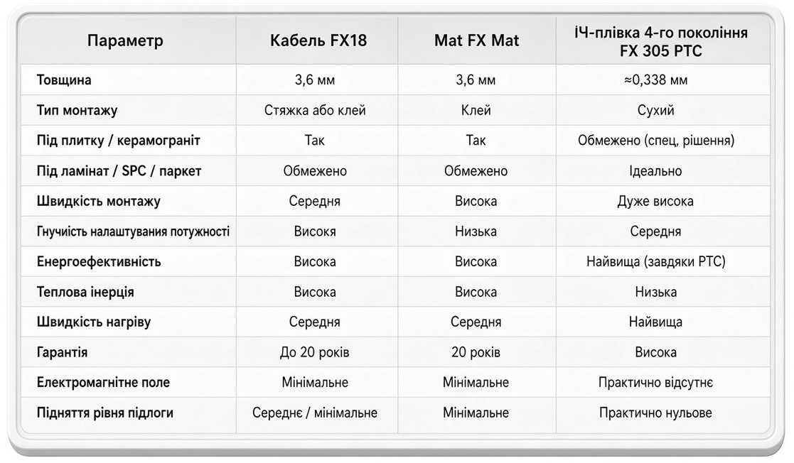 Електрична тепла підлога