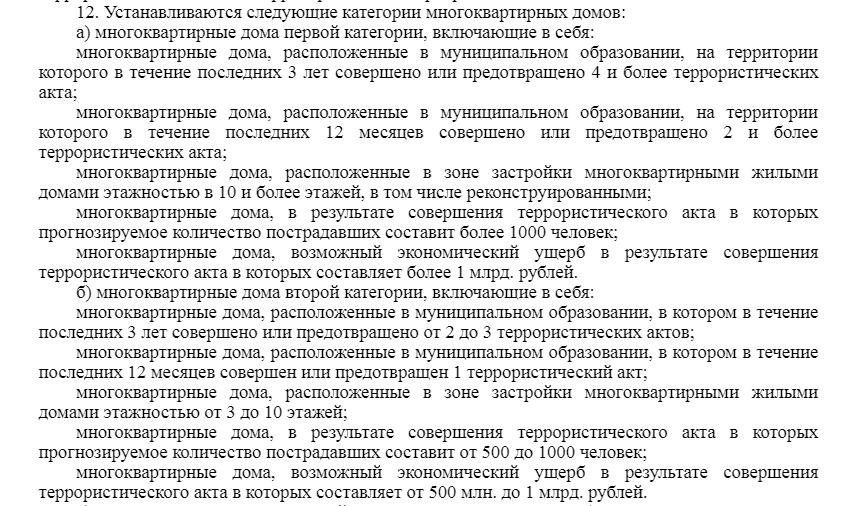 антитеррористическая защищенность домов в россии